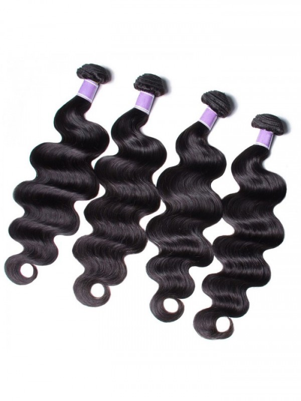I Migliori Capelli Umani 4 Pacchi Capelli Vergini Peruviani Dell'Onda Del Corpo