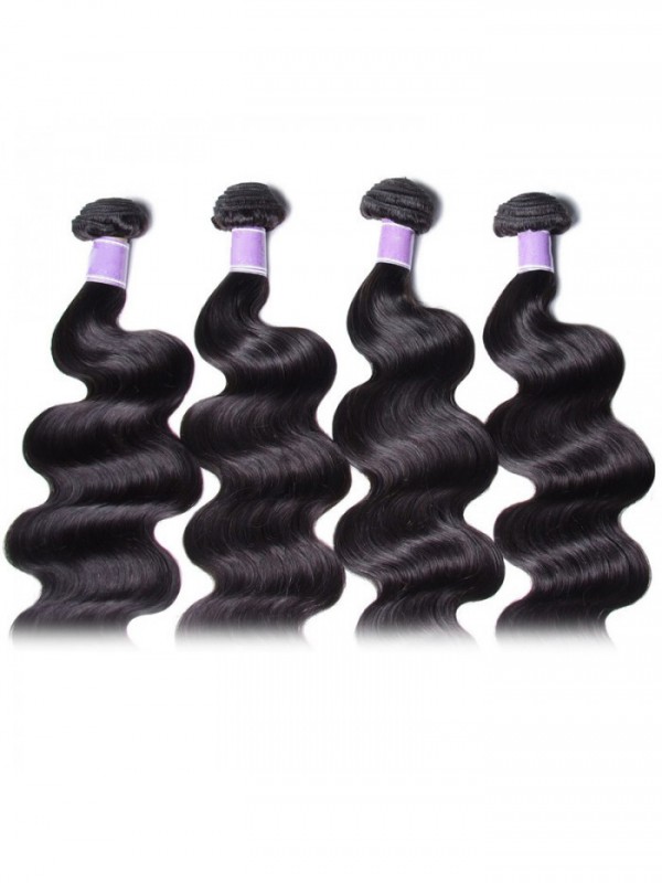 I Migliori Capelli Umani 4 Pacchi Capelli Vergini Peruviani Dell'Onda Del Corpo