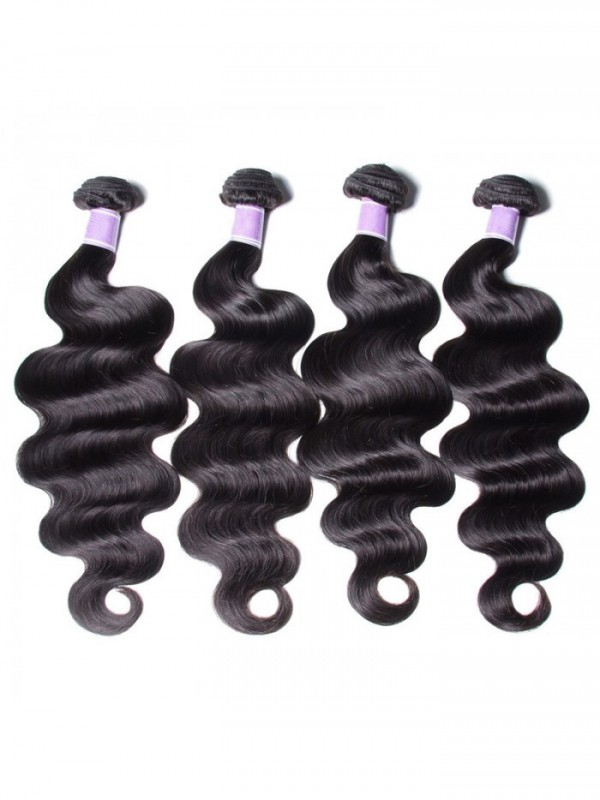 I Migliori Capelli Umani 4 Pacchi Capelli Vergini Peruviani Dell'Onda Del Corpo