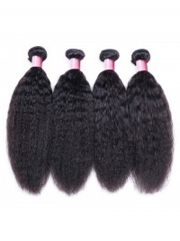 4 Pacchi Di Capelli Umani Vergini Dritti Crespi