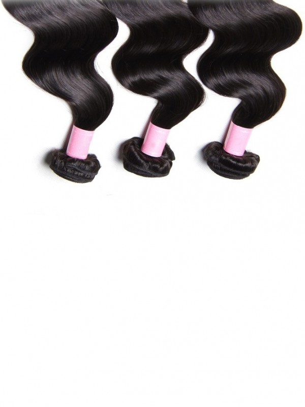 3 Pz/Pacco Onda Del Corpo Dei Capelli Vergini Peruviani