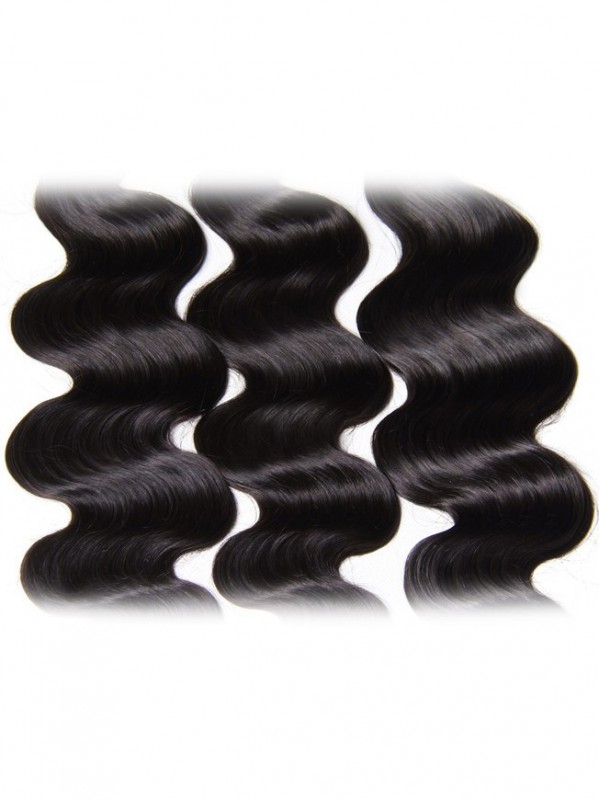 3 Pz/Pacco Onda Del Corpo Dei Capelli Vergini Peruviani