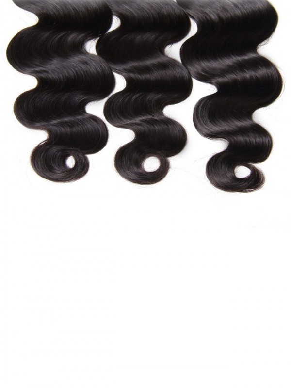 3 Pz/Pacco Onda Del Corpo Dei Capelli Vergini Peruviani