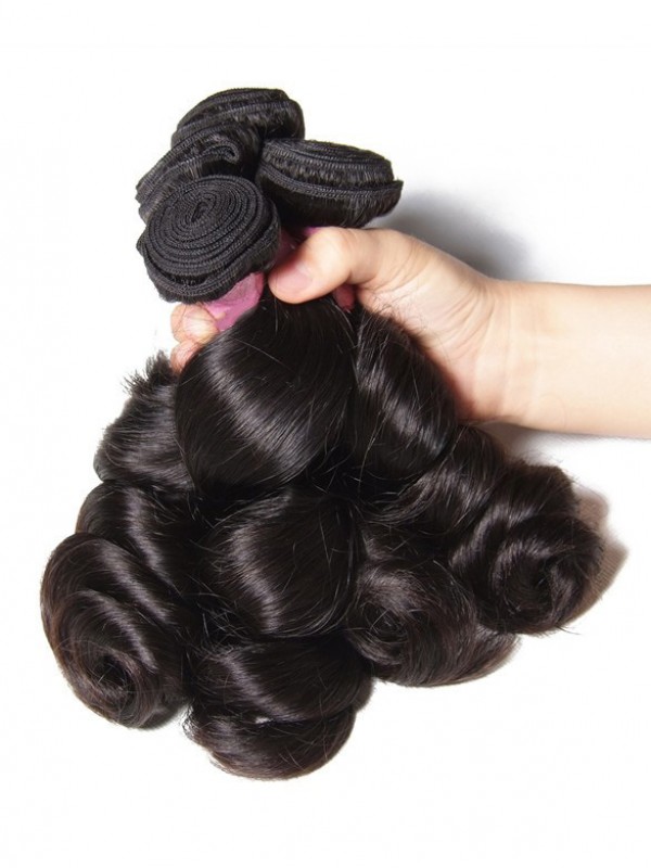 Fasci Di Capelli Vergini Umani Con Onde Sciolte 3