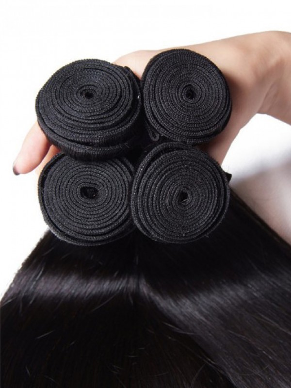 Estensione Dei Capelli Umani Vergini Di Grado 8A Dei Capelli Lisci Malesi Di 4 Pezzi