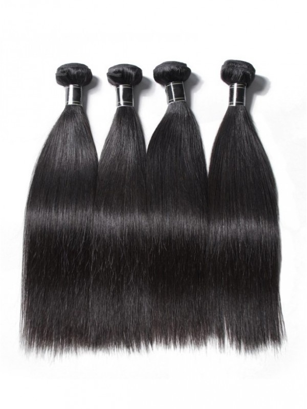 4 Pz/Pacco Fasci Di Capelli Umani Di Remy Vergini Diritti