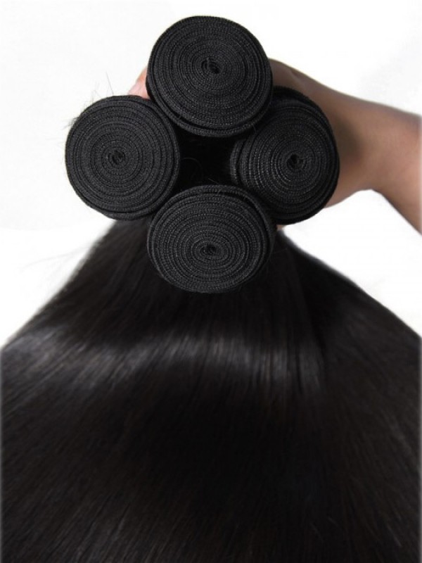 4 Pz/Pacco Fasci Di Capelli Umani Di Remy Vergini Diritti