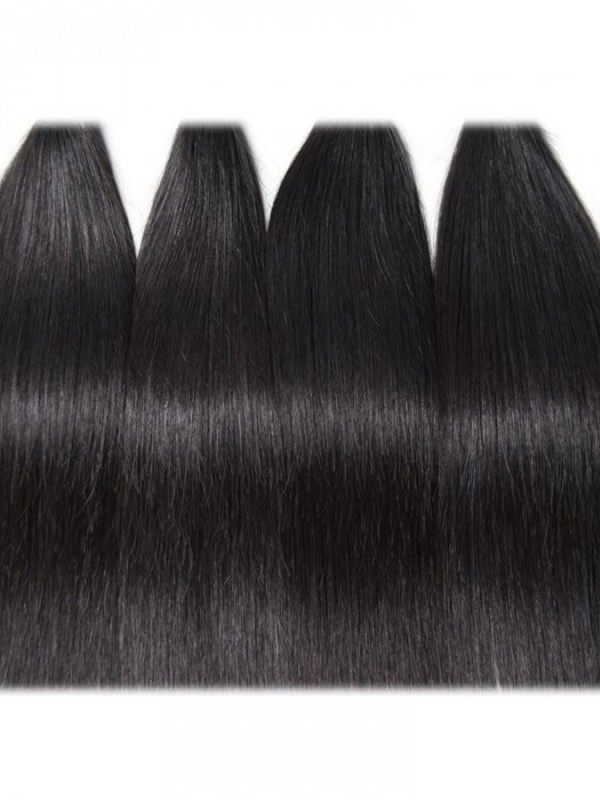4 Pz/Pacco Fasci Di Capelli Umani Di Remy Vergini Diritti