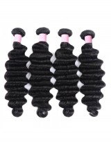 Trama Di Capelli Umani Vergini Con Onda Profonda 4 Pezzi