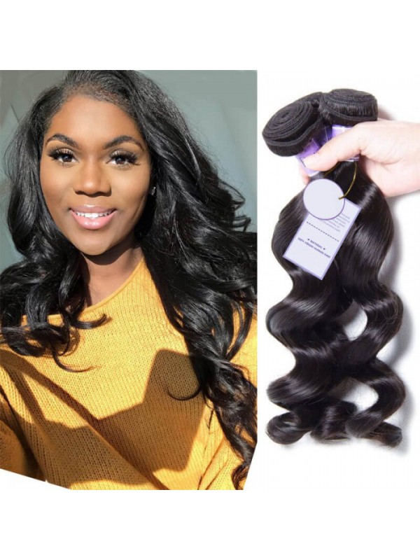 Capelli Umani Vergini Brasiliani Dell'Onda Sciolta 3 Pz/Pacco