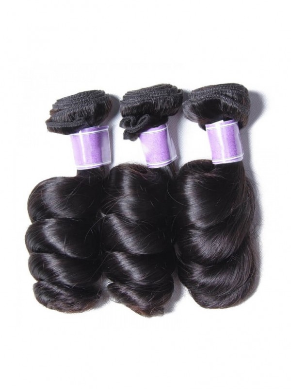 Capelli Umani Vergini Brasiliani Dell'Onda Sciolta 3 Pz/Pacco