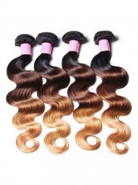Capelli Vergini Umani 4 Pz/Pacco Tre Toni Ombre Body Wave Capelli