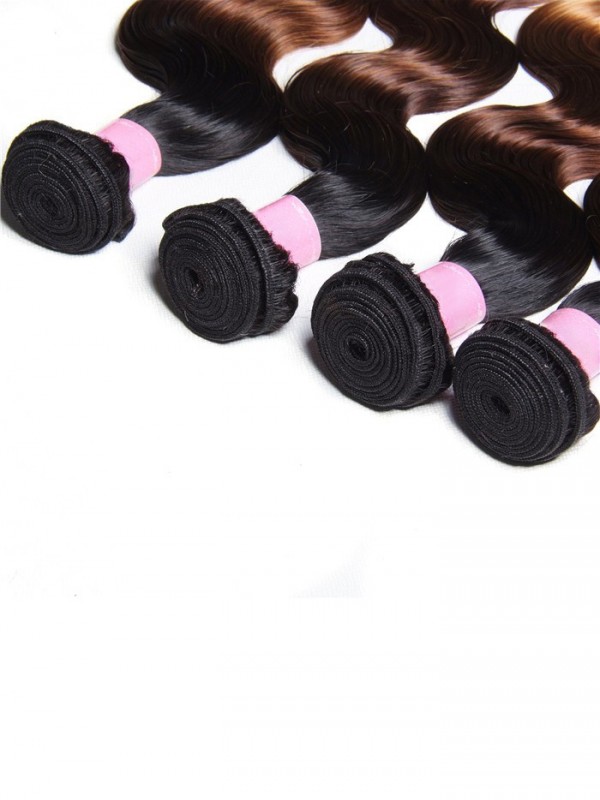 Capelli Vergini Umani 4 Pz/Pacco Tre Toni Ombre Body Wave Capelli