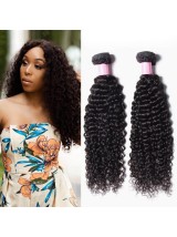 Capelli Vergini Ricci Brasiliani Jerry 4 Pezzi/Pacco
