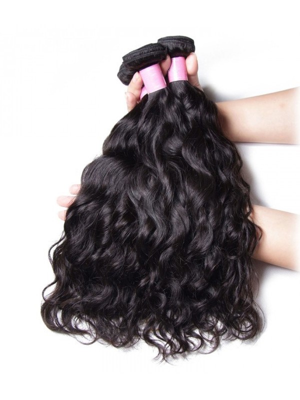 Onda Naturale Brasiliana Dei Capelli Umani 4Pcs/Lot Dell'Onda