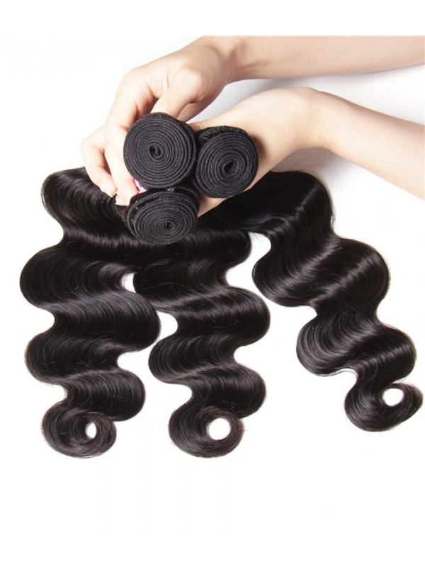 Capelli Umani Vergini Di Alta Qualità 4 Pacchi Di Capelli Dell'Onda Del Corpo