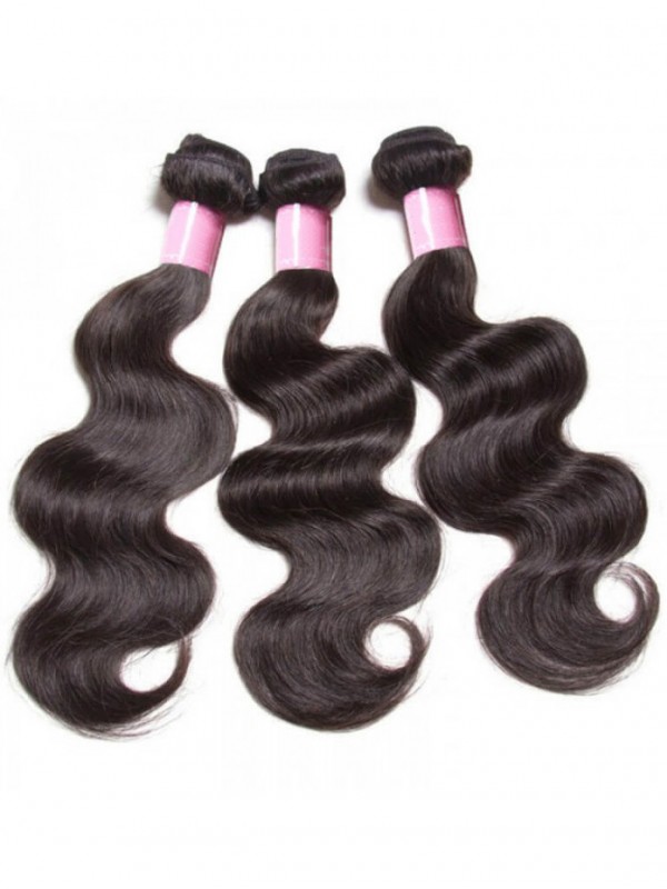 100% Capelli Vergini Umani 3 Pacchi Capelli Vergini Dell'Onda Del Corpo