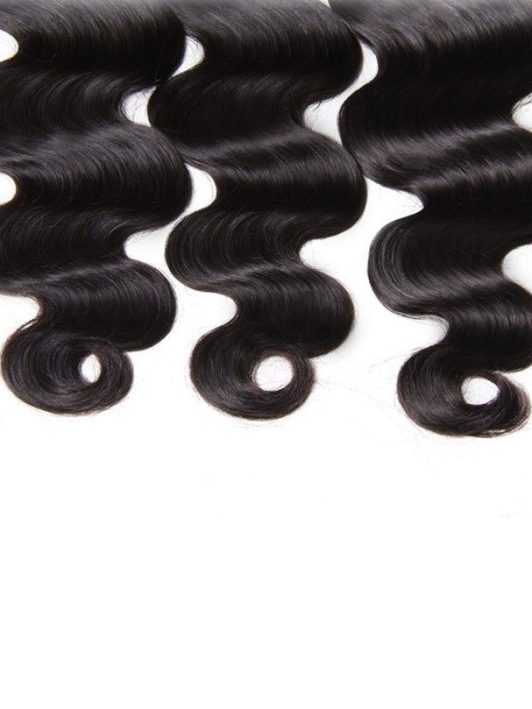 100% Capelli Vergini Umani 3 Pacchi Capelli Vergini Dell'Onda Del Corpo