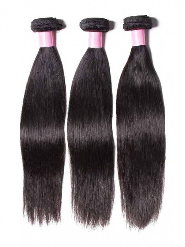 3 Pz/Pacco Peruviano Dritto Capelli Vergini Umani