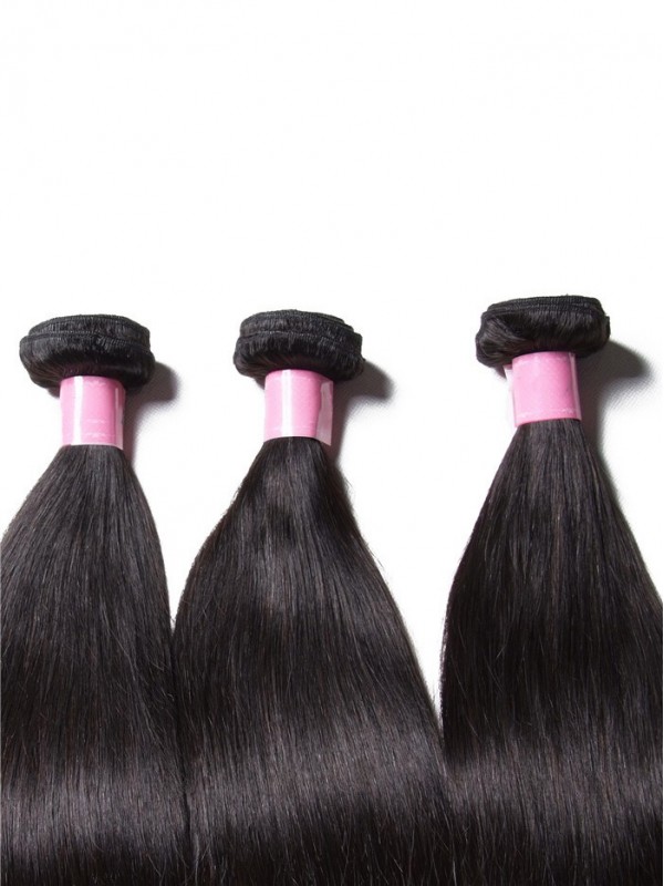 3 Pz/Pacco Peruviano Dritto Capelli Vergini Umani