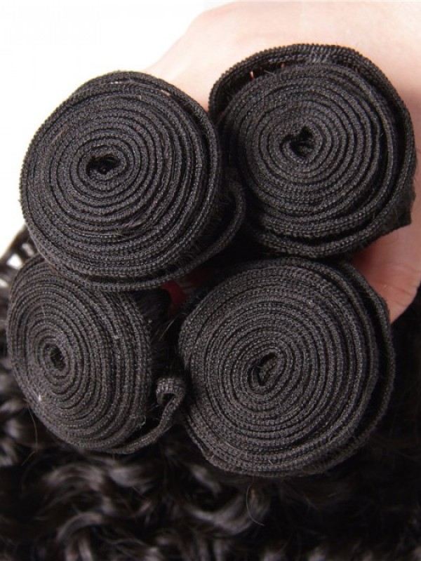 4 Pacchi Di Capelli Vergini Non Trattati Con Onde D'Acqua