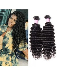 Capelli Vergini Umani Peruviani Onda Profonda 3 Pezzi/Pacco