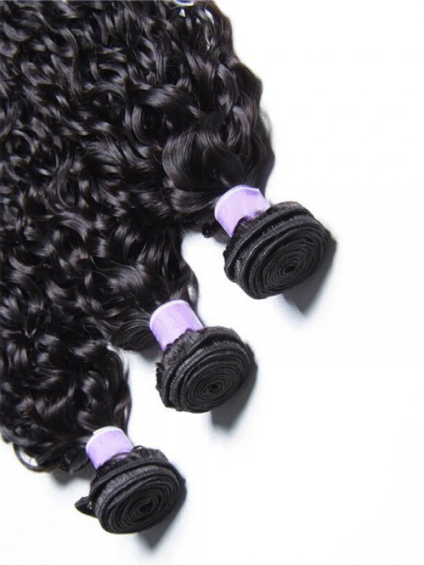 3 Pacchi Di Capelli Umani Vergini Brasiliani Dell'Onda D'Acqua