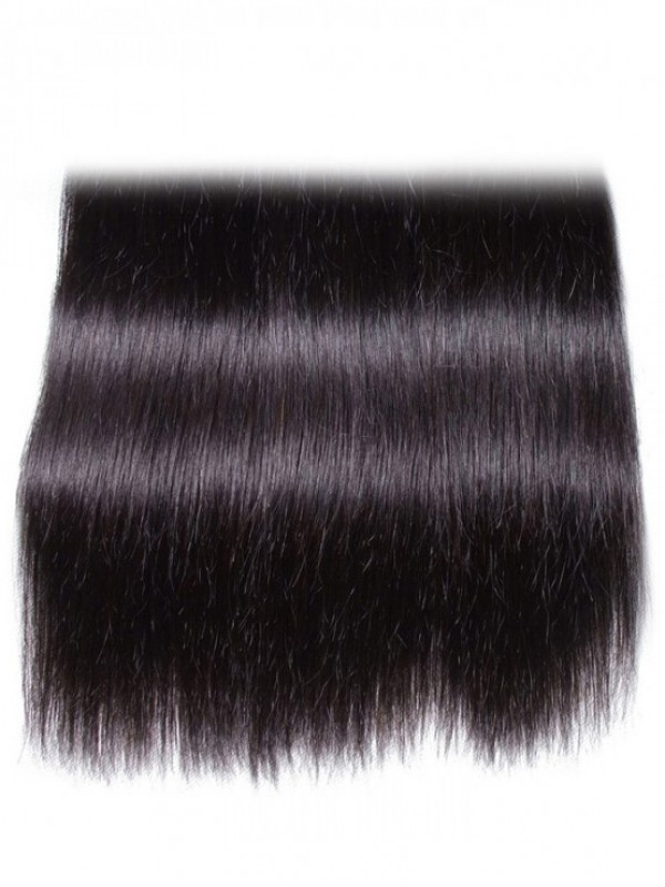 3 Fasci Di Capelli Lisci Indiani 100% Capelli Vergini