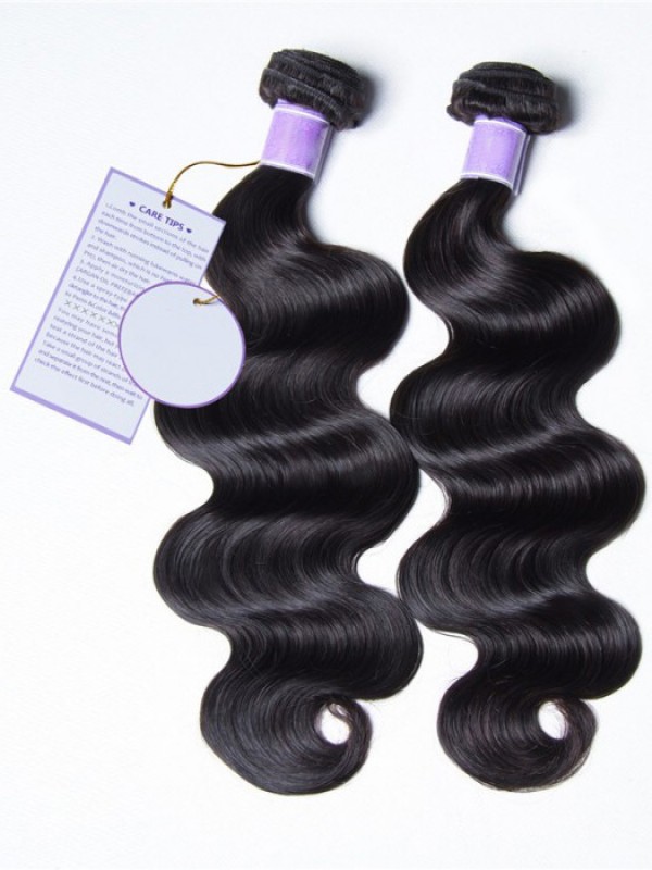 100% Capelli Umani Vergini Malesi 4 Fasci Di Onde Del Corpo