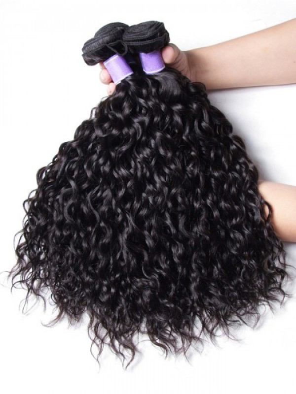 Estensione Brasiliana Dei Capelli Di Vrigin Dell'Onda Di Acqua 4Pcs/Pack Da Vendere