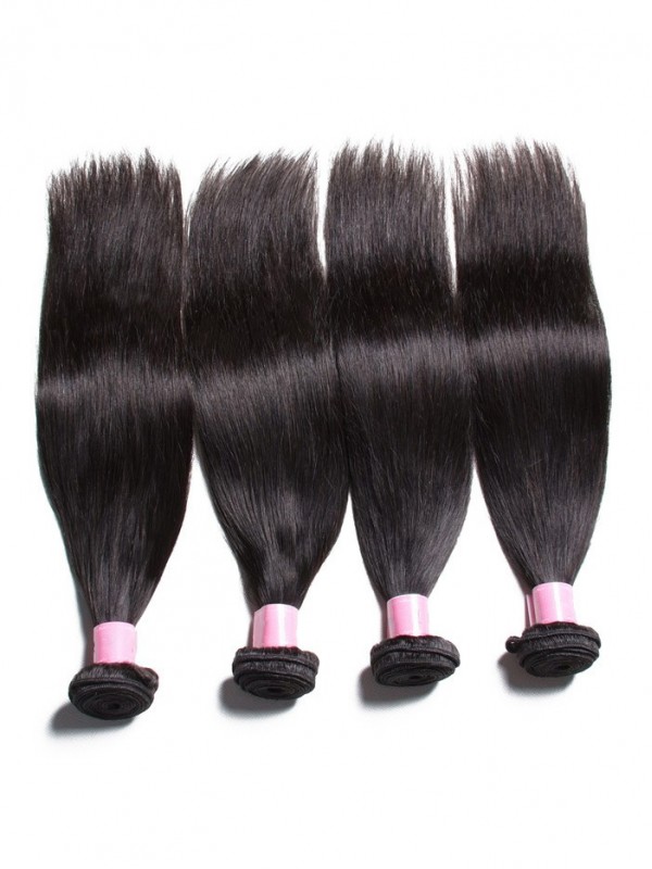Capelli Lisci Vergini Malesi 4 Pezzi / Pacco