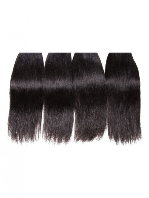 Capelli Lisci Vergini Malesi 4 Pezzi / Pacco