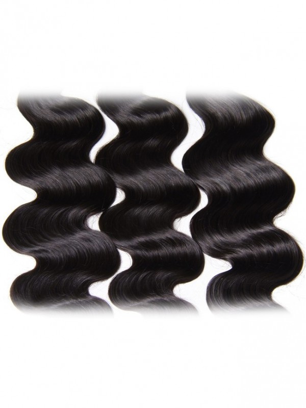4 Pz/Pacco Peruviano Dell'Onda Del Corpo Dei Capelli Umani Vergini