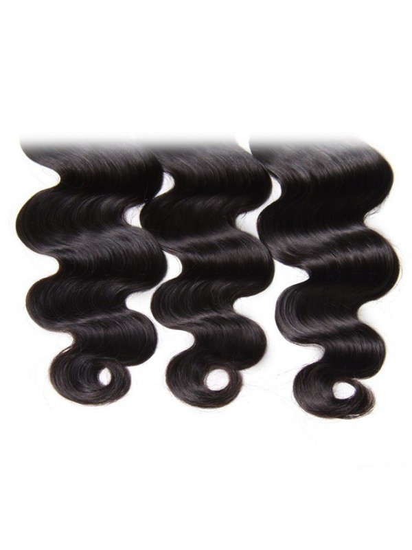 4 Pz/Pacco Peruviano Dell'Onda Del Corpo Dei Capelli Umani Vergini