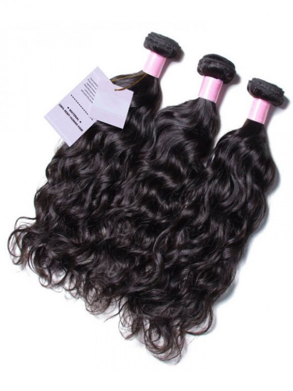 3 Pz/Pacco Capelli Vergini Brasiliani Onda Naturale Estensioni Dei Capelli Umani