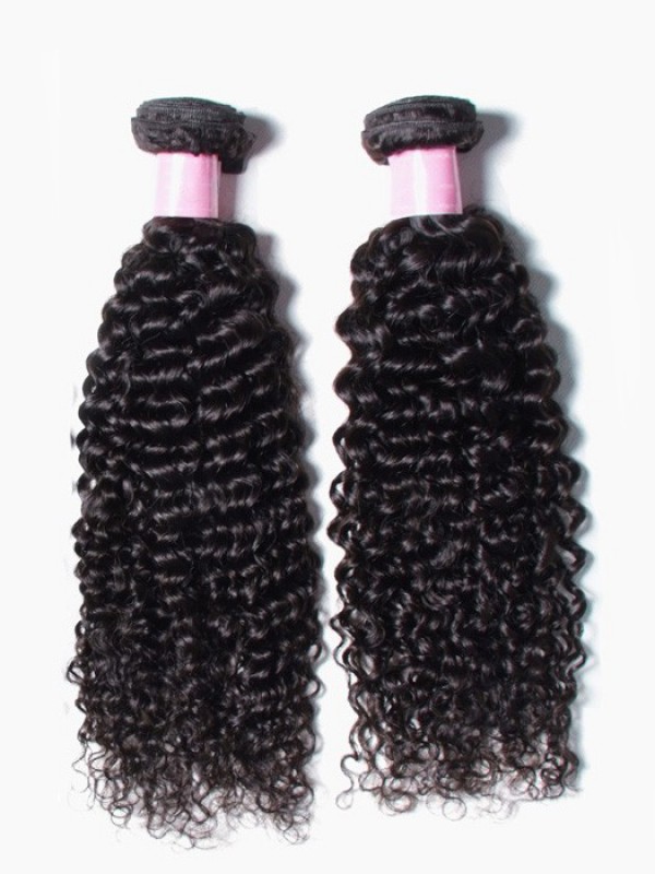 Capelli Vergini Ricci Peruviani Di Jerry Tesse 4 Pezzi/Pacco