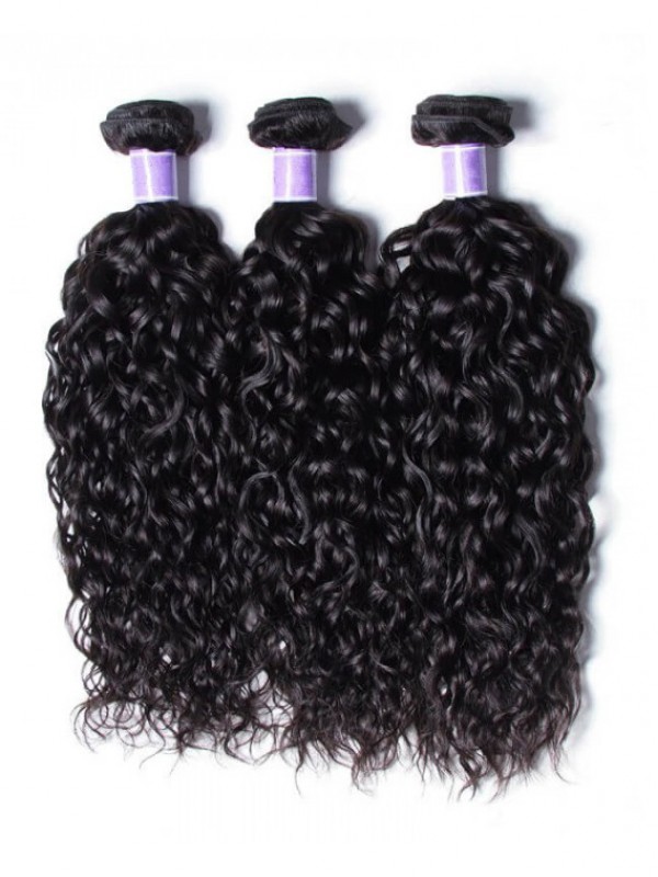 Indian Water Wave 100% Capelli Umani Vergini 3 Pacchi