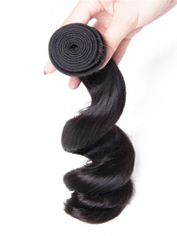 Fasci Di Capelli Vergini Peruviani Con Onde Sciolte 4