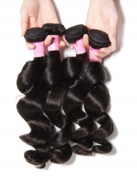 Trama Vergine Peruviana Dei Capelli Dell'Onda Sciolta 4 Pezzi/Pacco