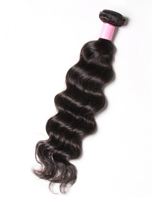 Trama Peruviana Dei Capelli Dell'Onda Naturale 4 Pezzi/Pacco