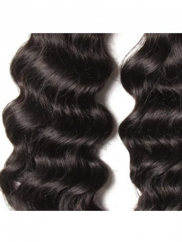 Trama Peruviana Dei Capelli Dell'Onda Naturale 4 Pezzi/Pacco