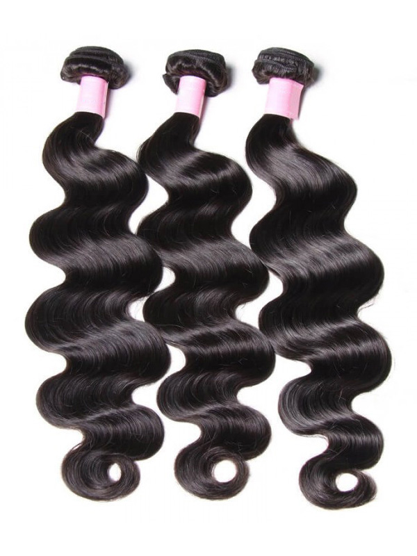 Capelli Vergini Malesi Dell'Onda Del Corpo 3 Pacchi