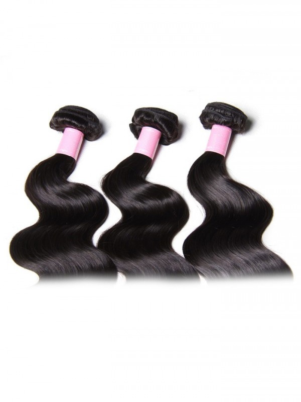 Capelli Vergini Malesi Dell'Onda Del Corpo 3 Pacchi