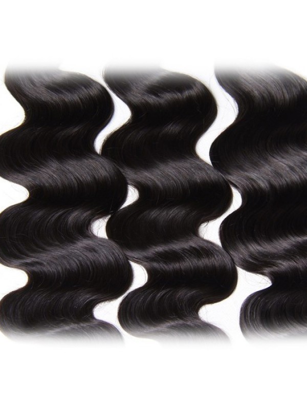 Capelli Vergini Malesi Dell'Onda Del Corpo 3 Pacchi