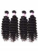 4 Pacchi Capelli Vergini Non Trasformati All'Ingrosso Capelli Ondulati