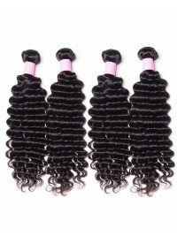 4 Pacchi Capelli Vergini Non Trasformati All'Ingrosso Capelli Ondulati