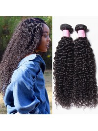 Capelli Vergini Umani Ricci Malesi Di Jerry 4 Pacchi