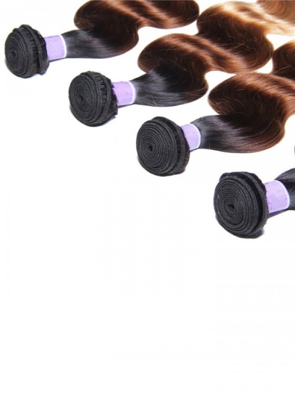 Pacchi T1B/4/27 Ombre Corpo Capelli Umani Vergini