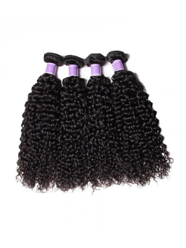 4 Pacchi Capelli Vergini Non Trasformati All'Ingrosso Jerry Capelli Ricci