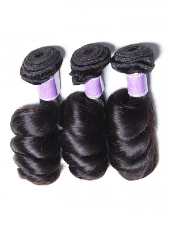 3 Pacchi Di Prodotti Per Capelli Onda Sciolta Peruviana